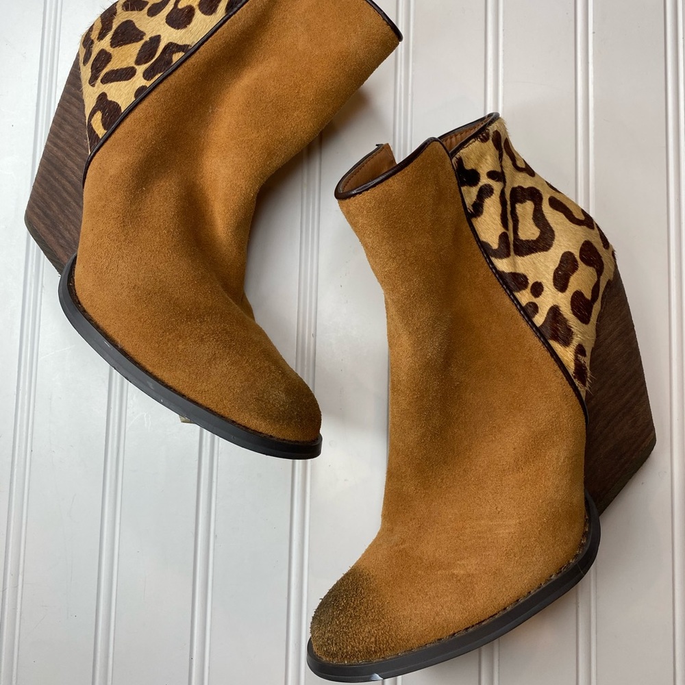 Very Volatile calf hair and suede boots